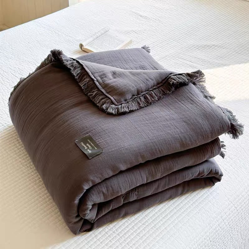simple tassel quilt (4colors)