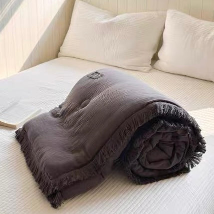 simple tassel quilt (4colors)