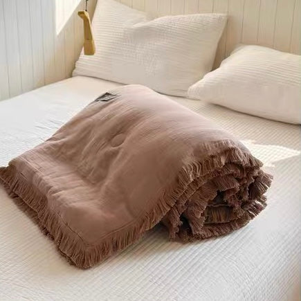 simple tassel quilt (4colors)