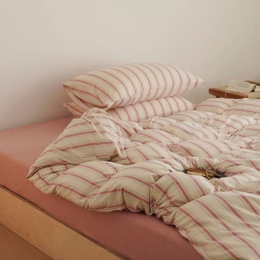 stripe cotton bedlinen set (2colors)