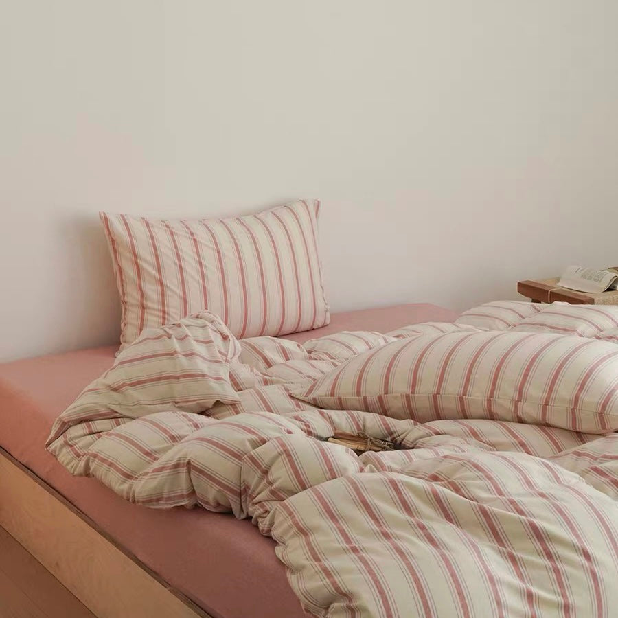 stripe cotton bedlinen set (2colors)