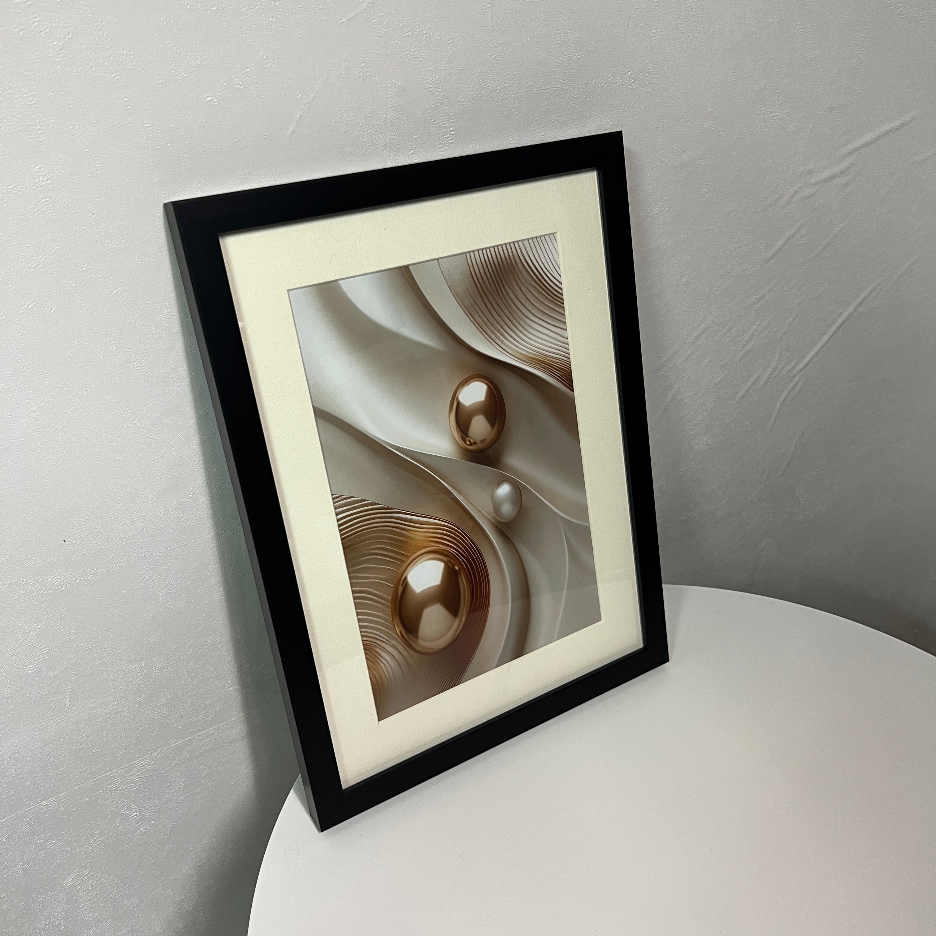 【即納】pearl poster & frame SET (30×40cm)