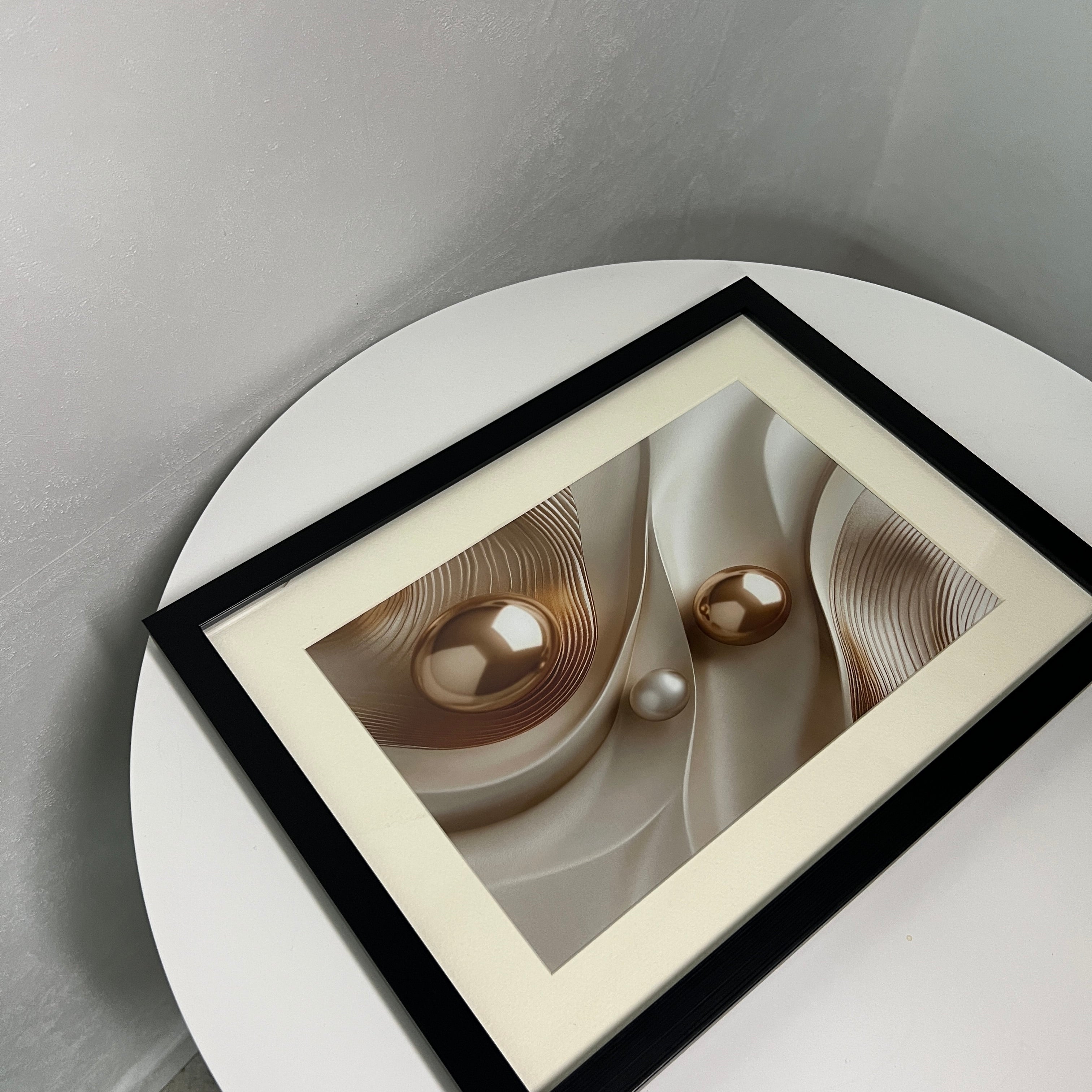 【即納】pearl poster & frame SET (30×40cm)