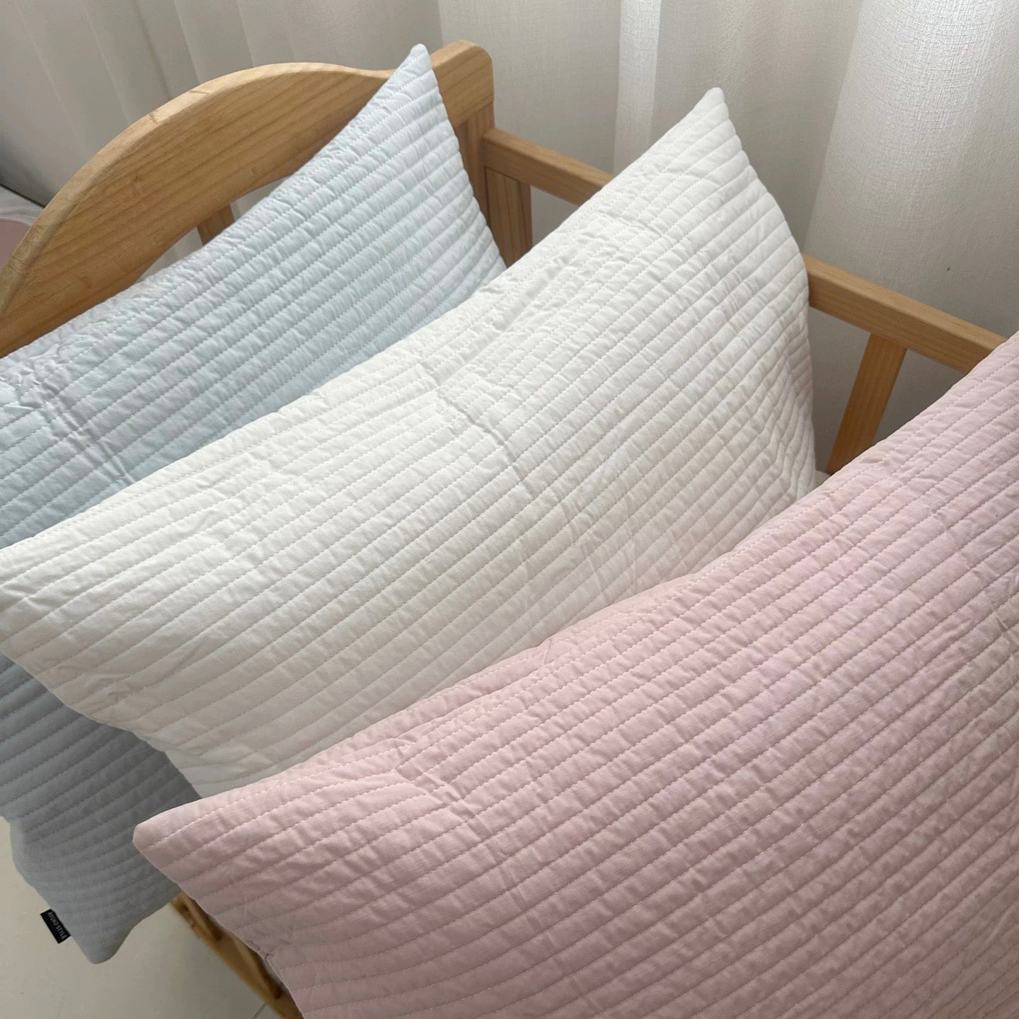 Quilted Cotton pillow sheets (6colors)