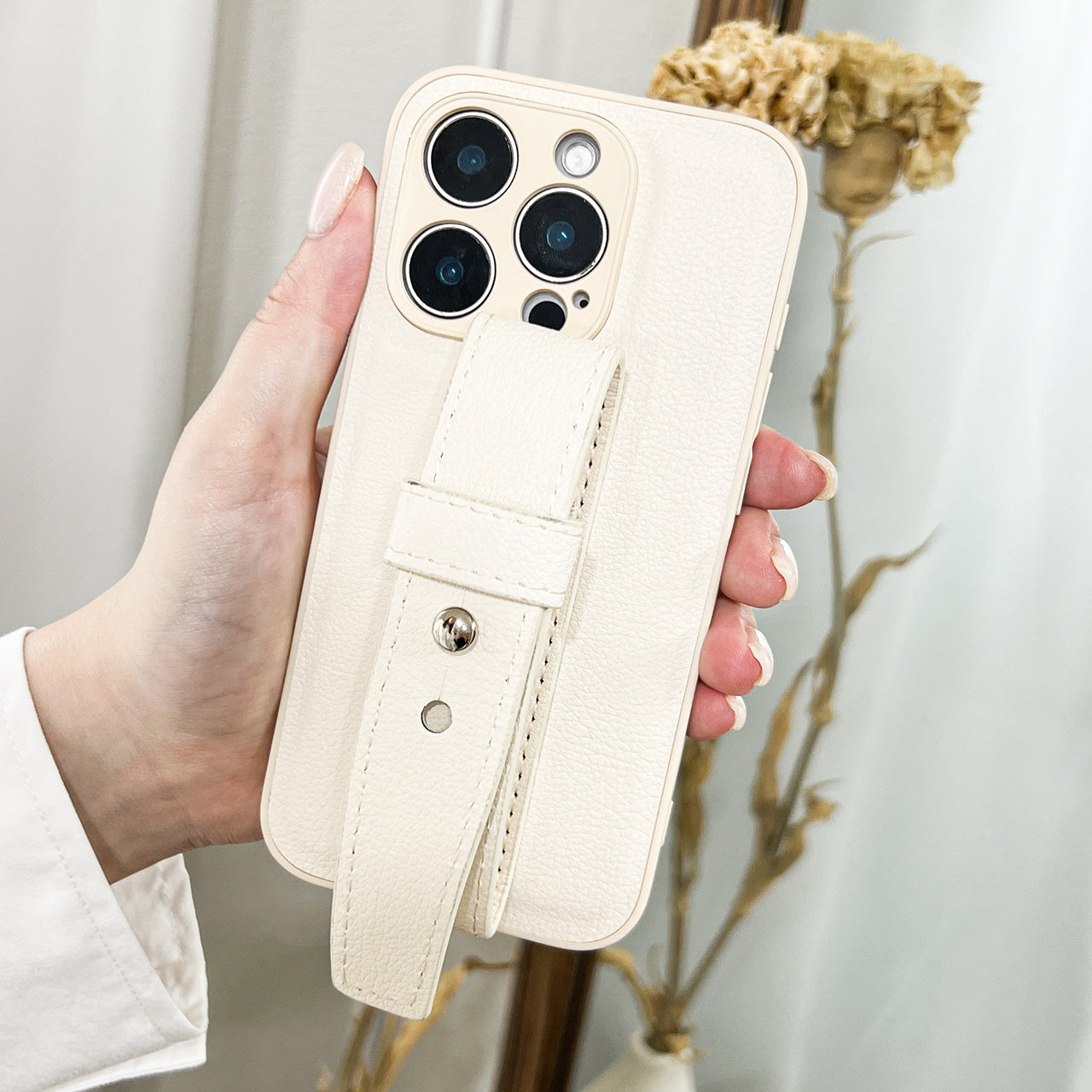 Classic Band Leather iphone Case