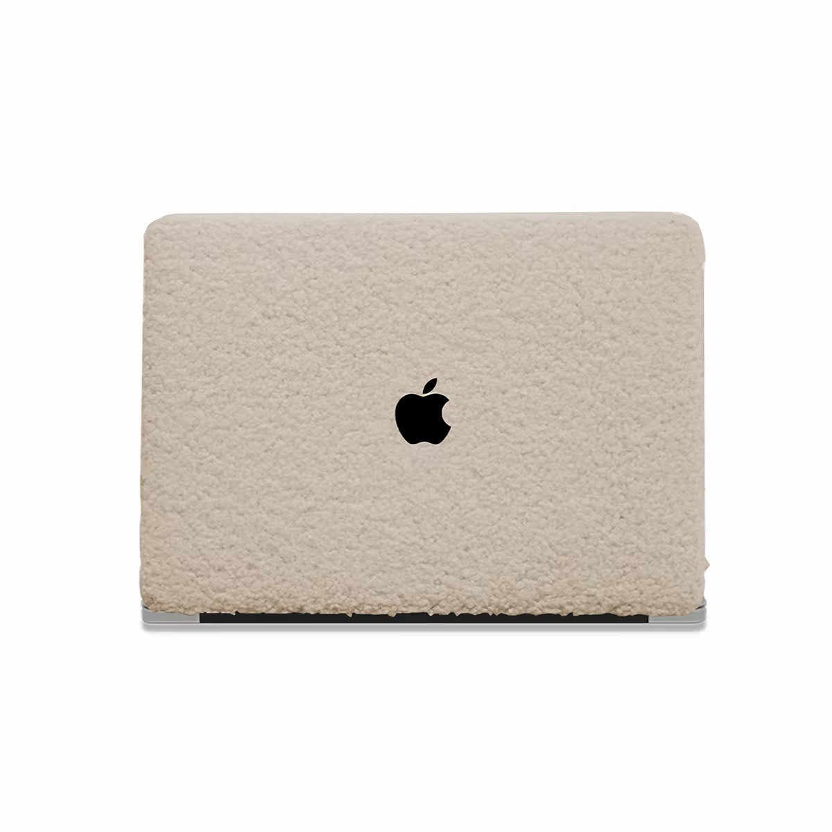 Cream White Teddy MacBook Case