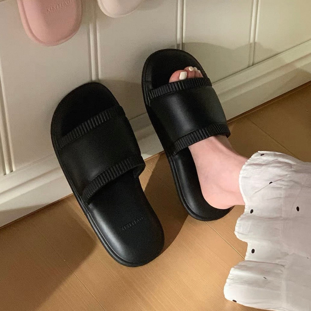 Puffy Wave-Edge room shoes (4colors)