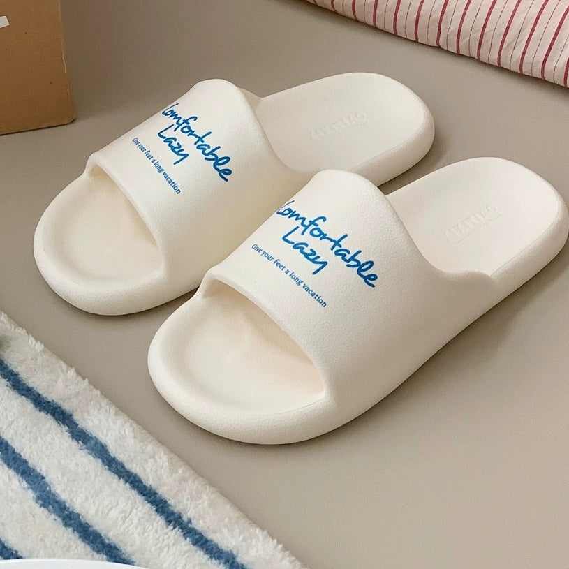 Chic Lettering room shoes (4colors)