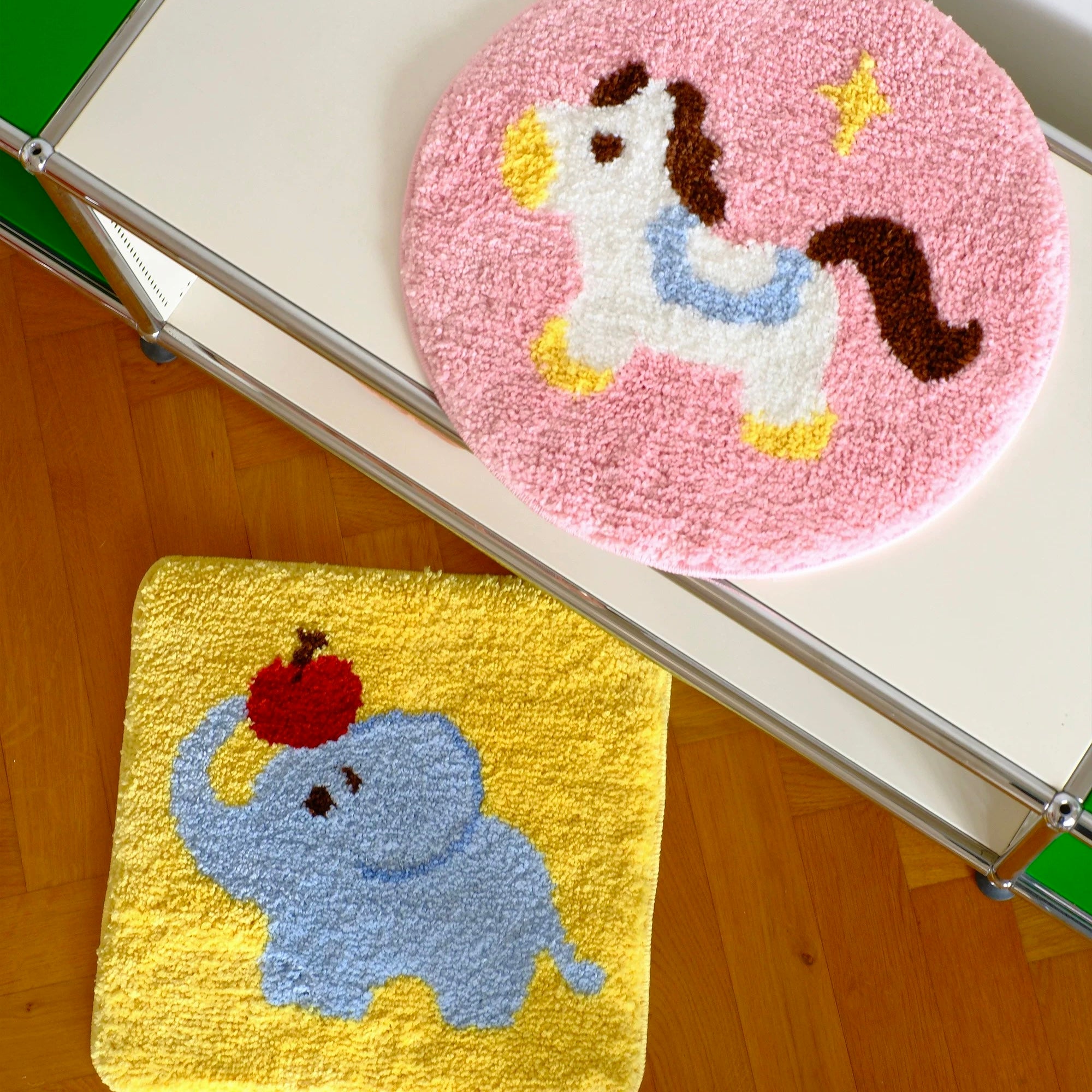 lovely round&square mini mat (2designs)