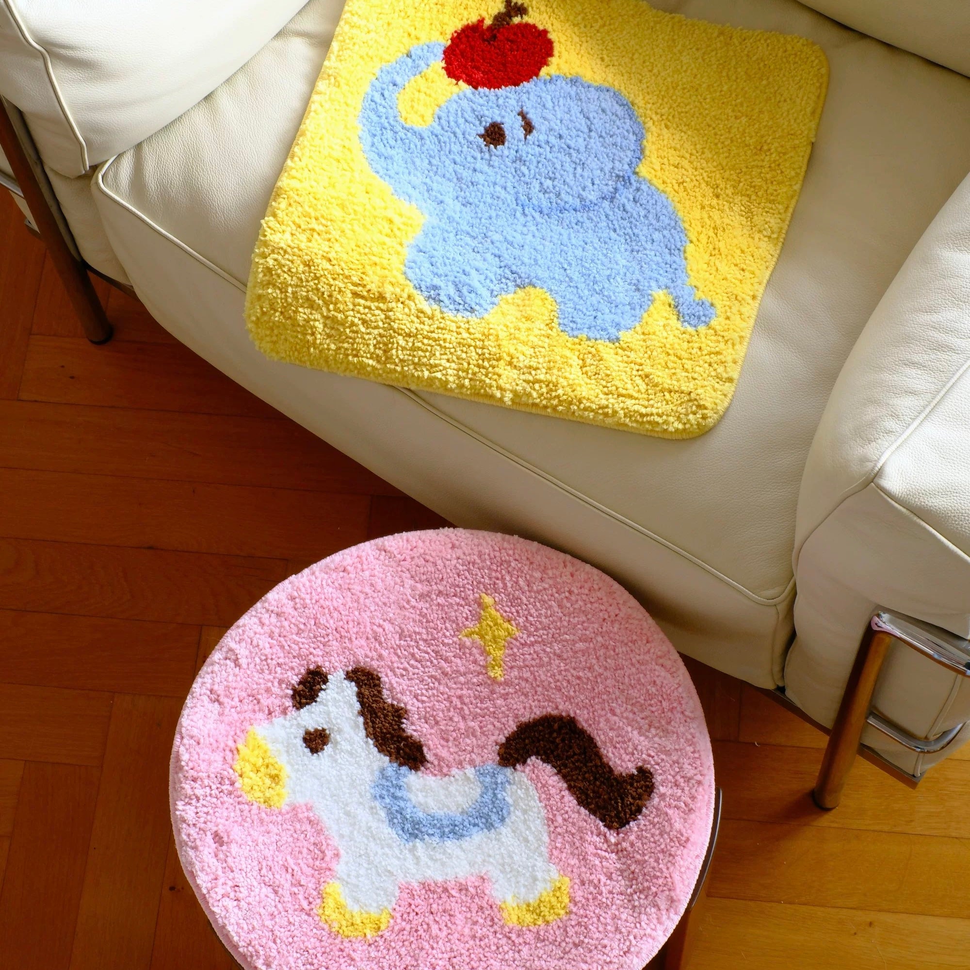 lovely round&square mini mat (2designs)