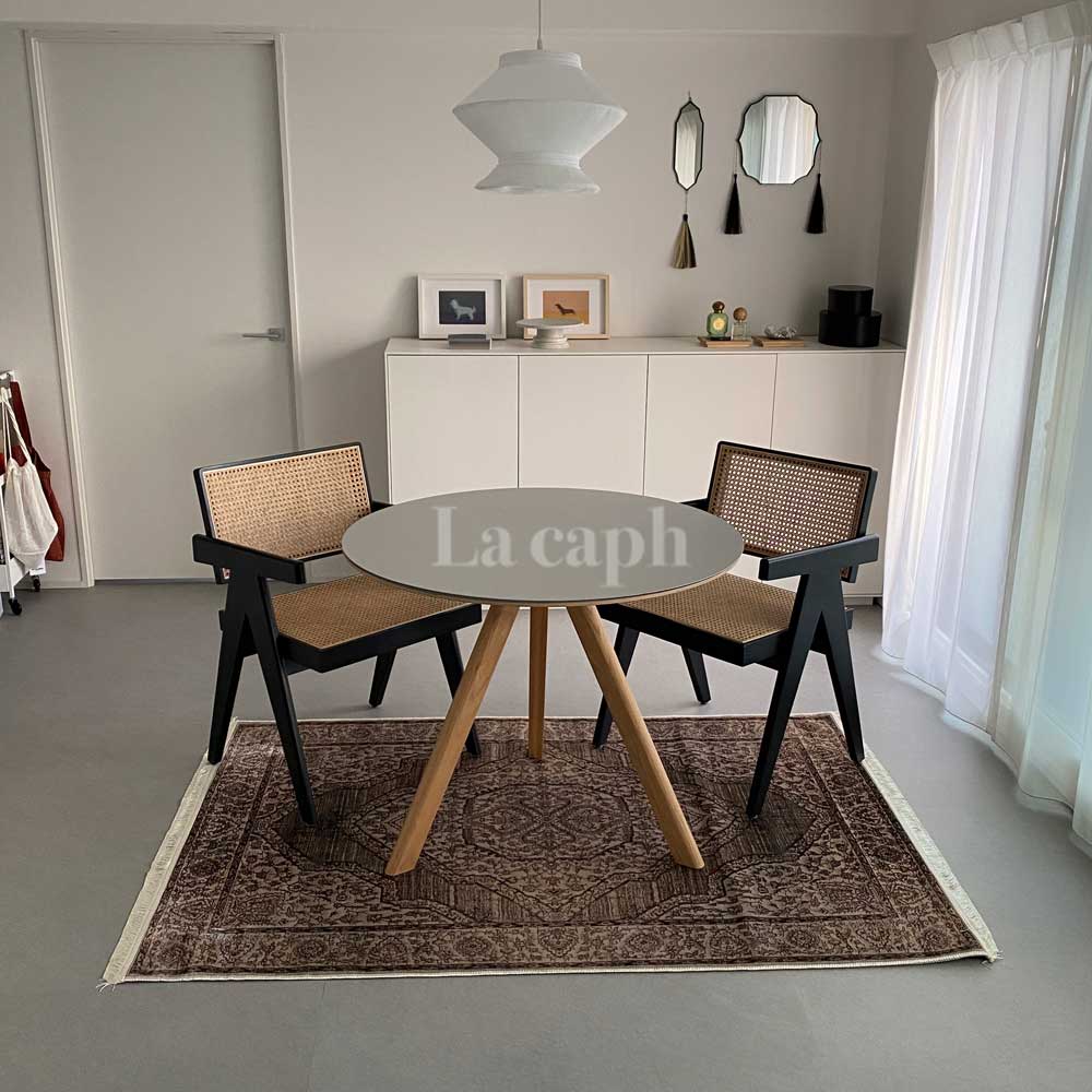 【即納】bohemian brown rug carpet