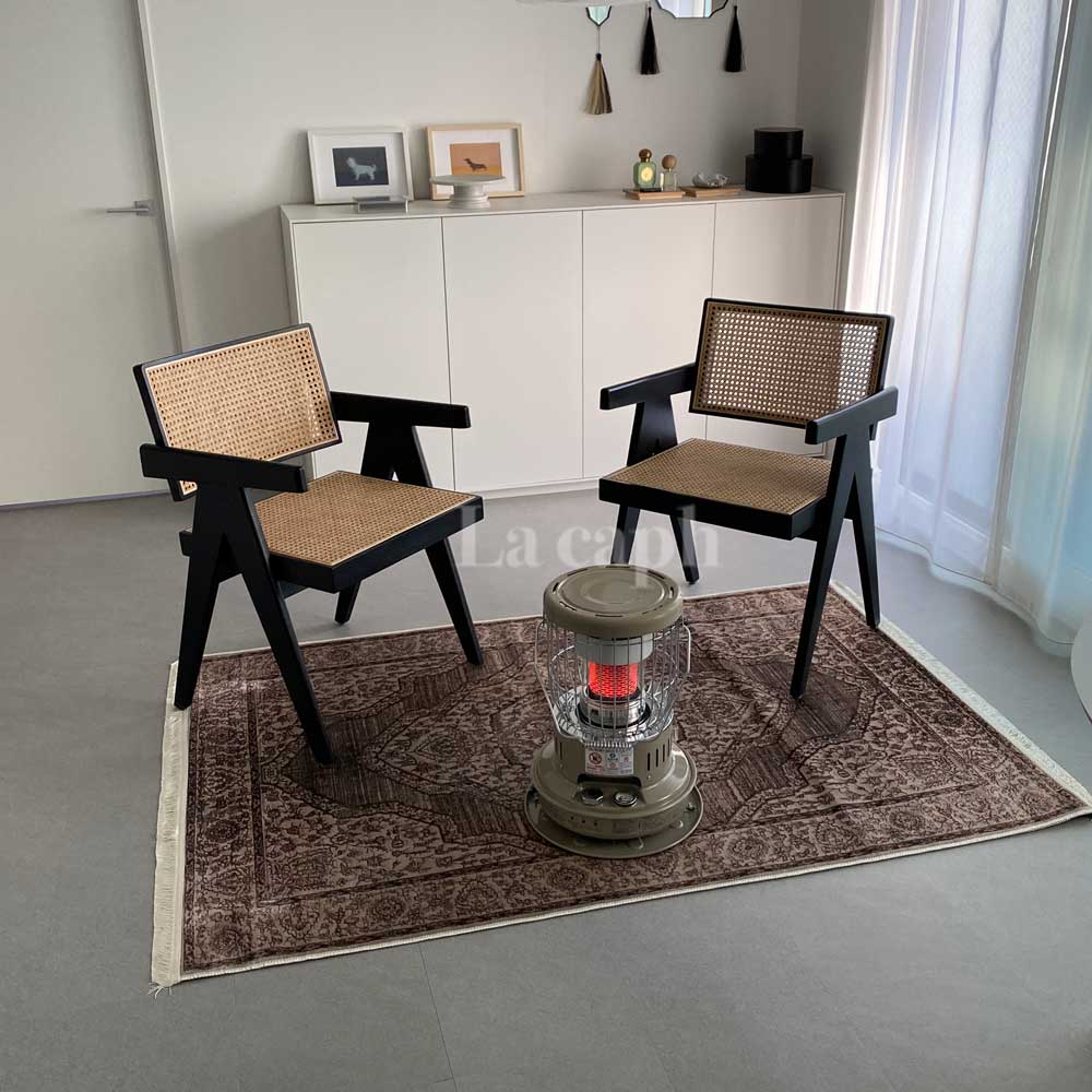 【即納】bohemian brown rug carpet