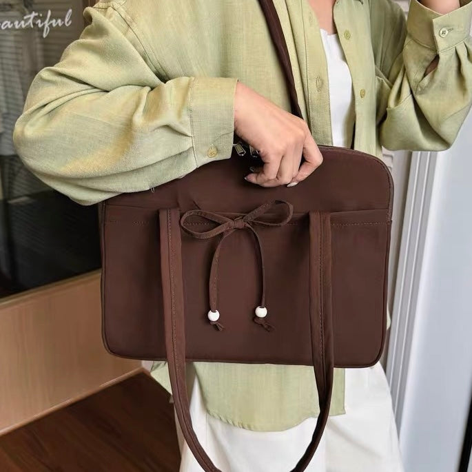Classic Ribbon PC bag (3colors)
