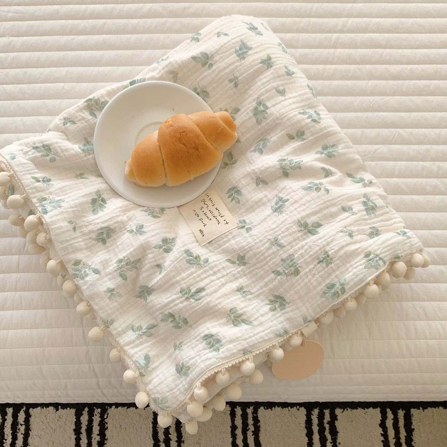 Soft Cotton Gauze blanket (3colors)