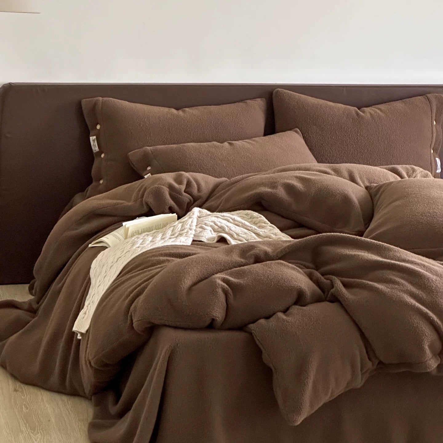 Teddy Fleece Button bedlinen set (6colors)