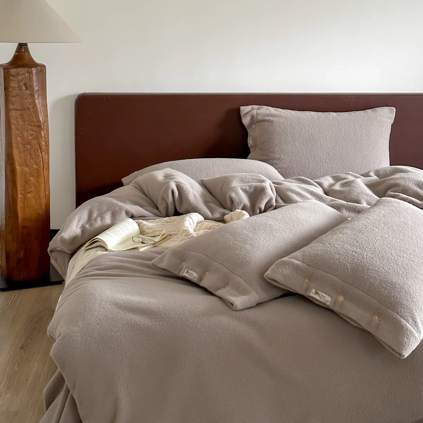 Teddy Fleece Button bedlinen set (6colors)