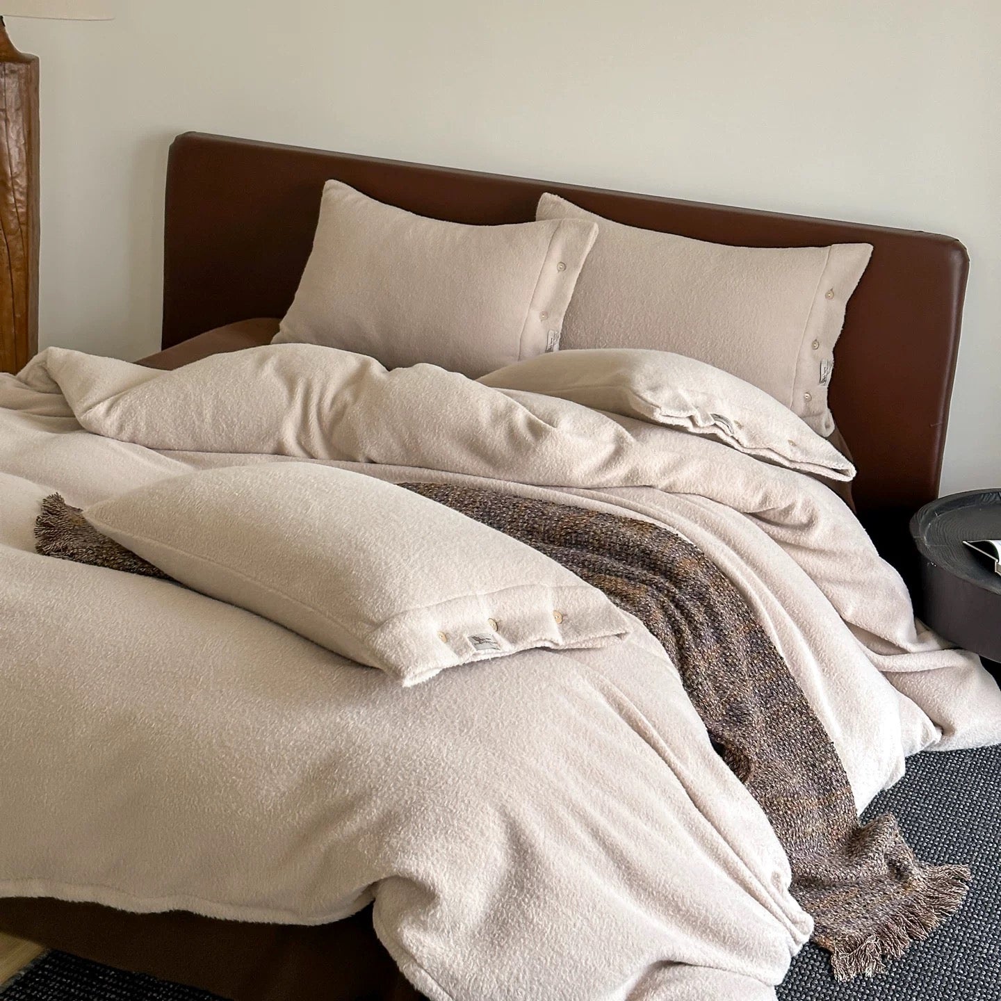Teddy Fleece Button bedlinen set (6colors)