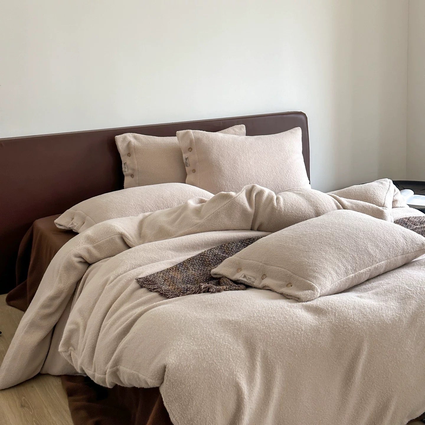 Teddy Fleece Button bedlinen set (6colors)