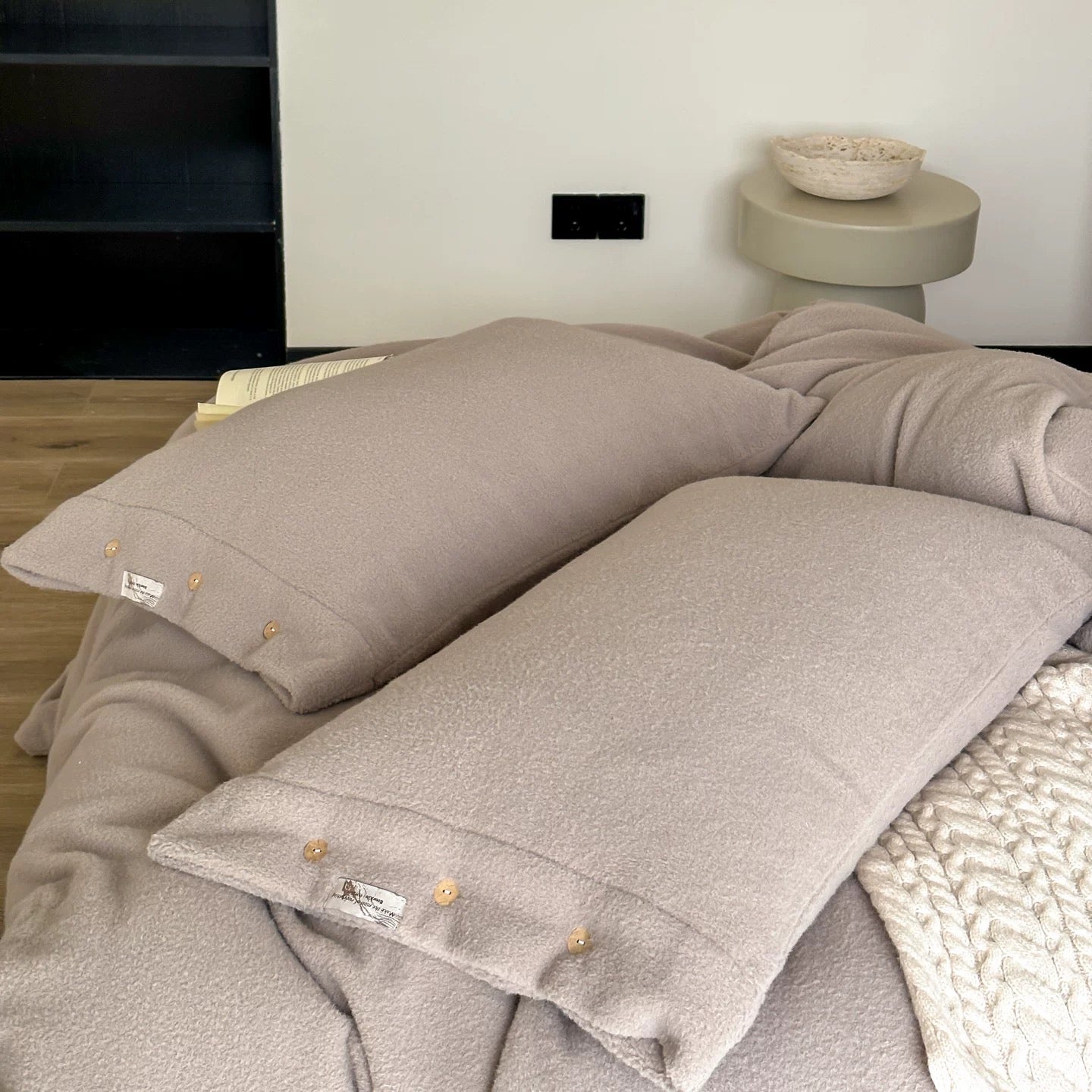 Teddy Fleece Button bedlinen set (6colors)