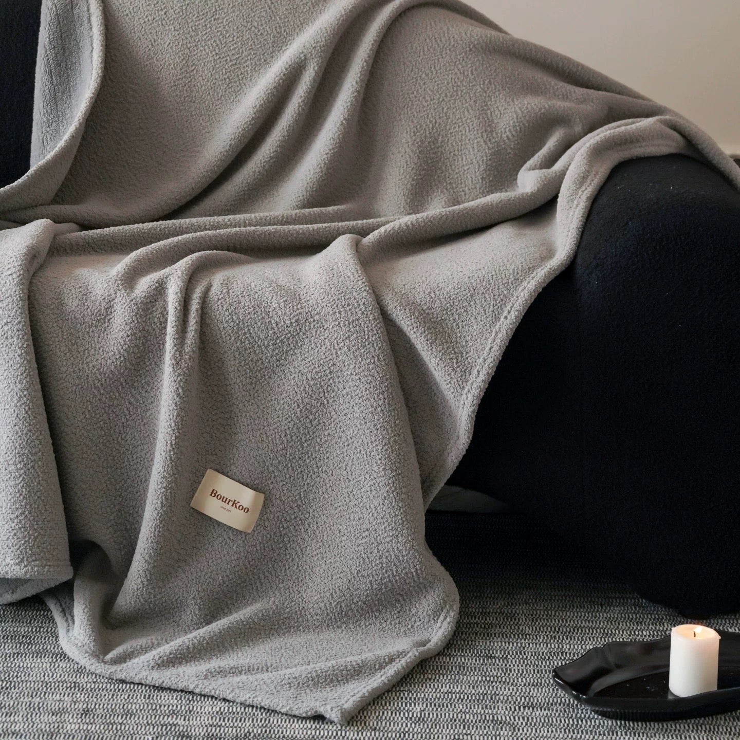Urban Texture Sherpa Blanket (3colors)