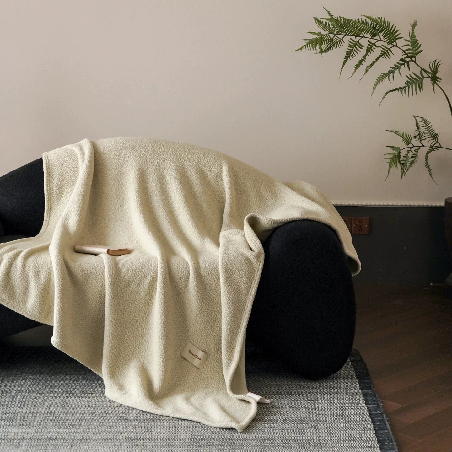 Urban Texture Sherpa Blanket (3colors)