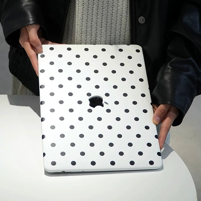 monotone dot MacBook Case (2colors)