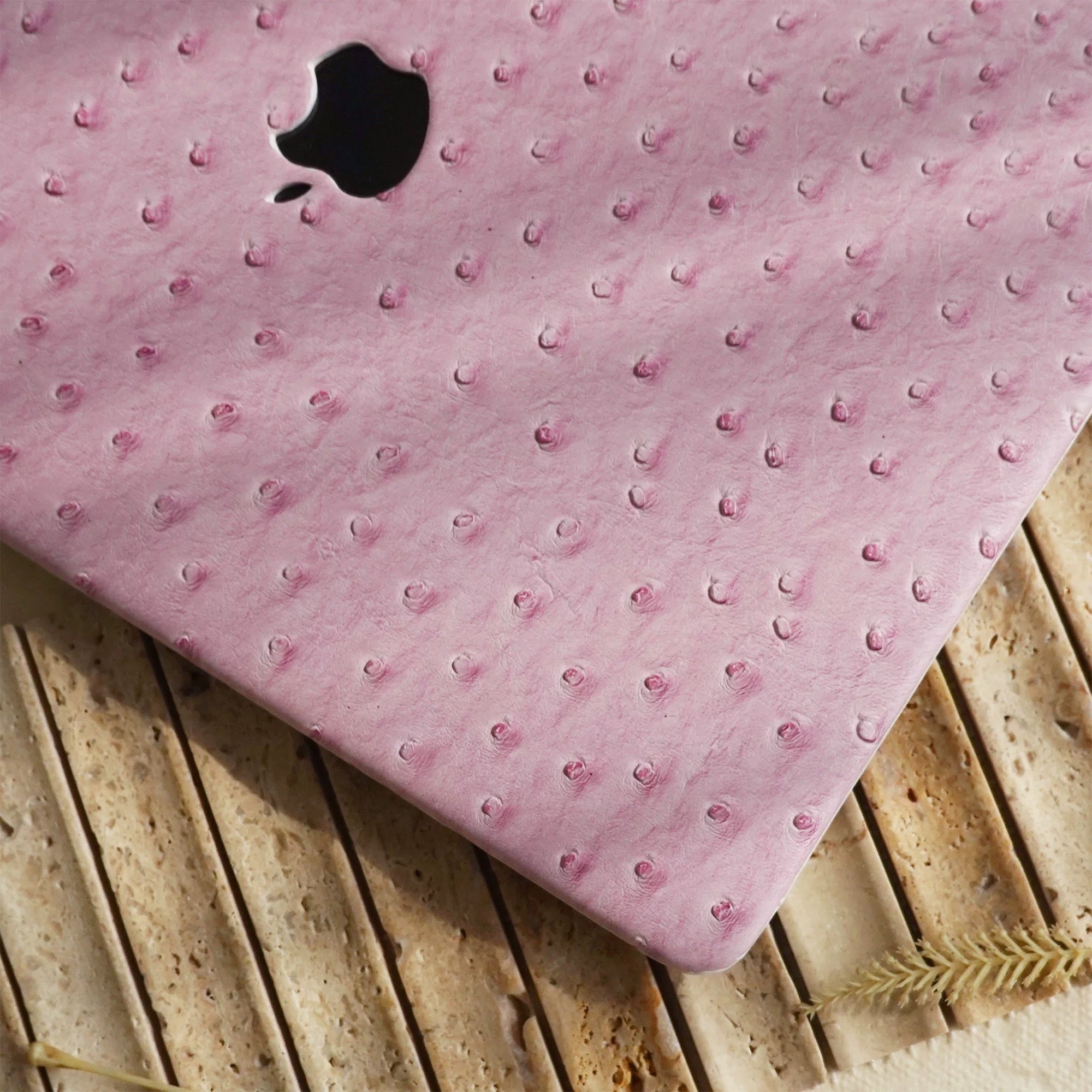 pink Ostrich MacBook Case