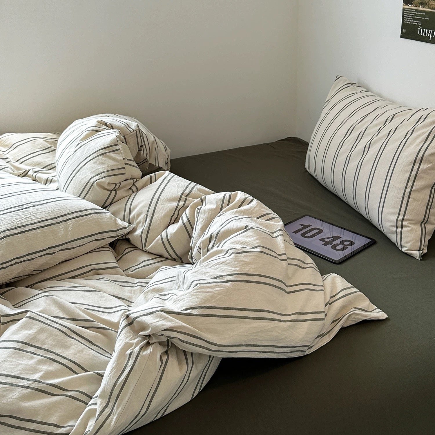 summer Cotton Striped bedlinen set (3design)