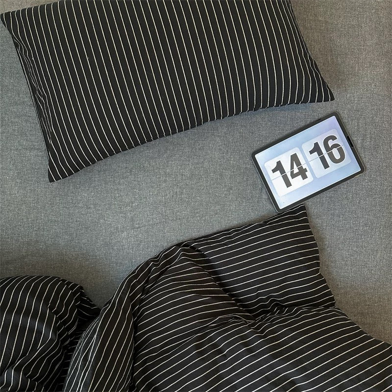 monotone Striped bedlinen set (3color)