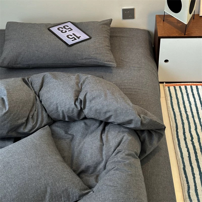 simple gray bedlinen set (3color)