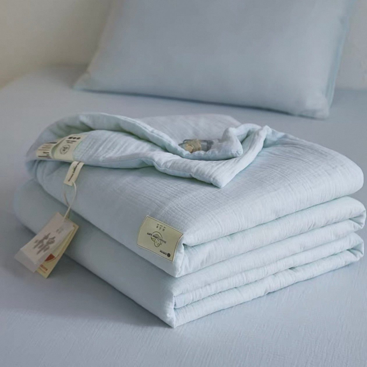 pastel cloud quilt & pillow sheets set (5colors)