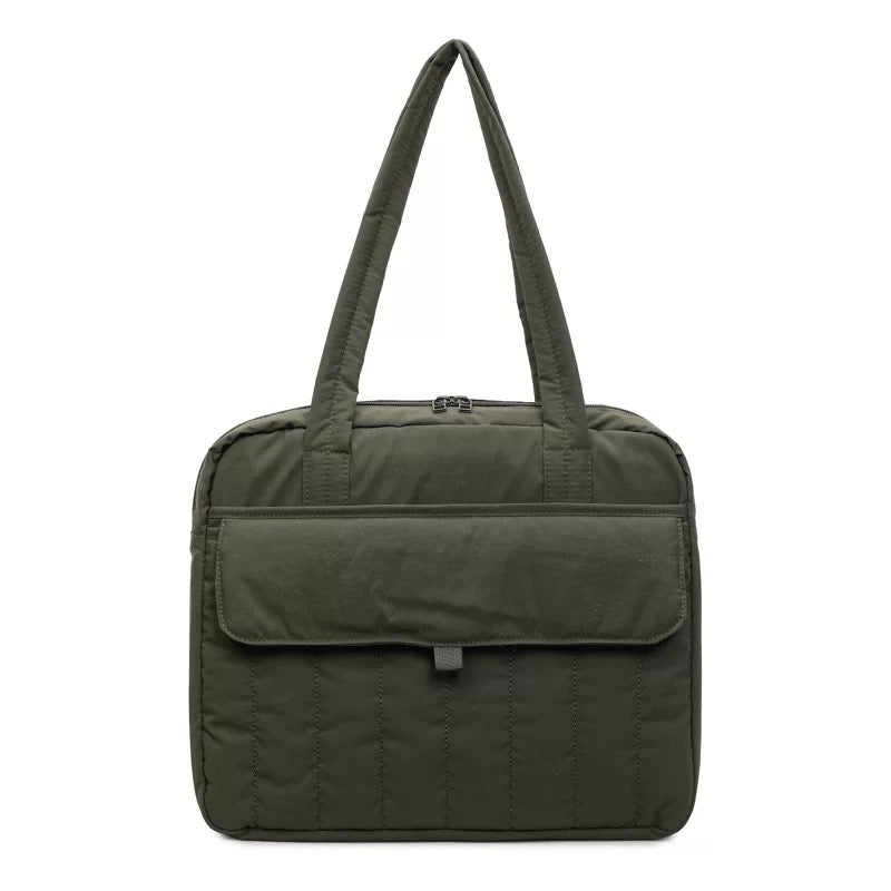 Multi-Pocket Puffy Tote PC bag (7colors)