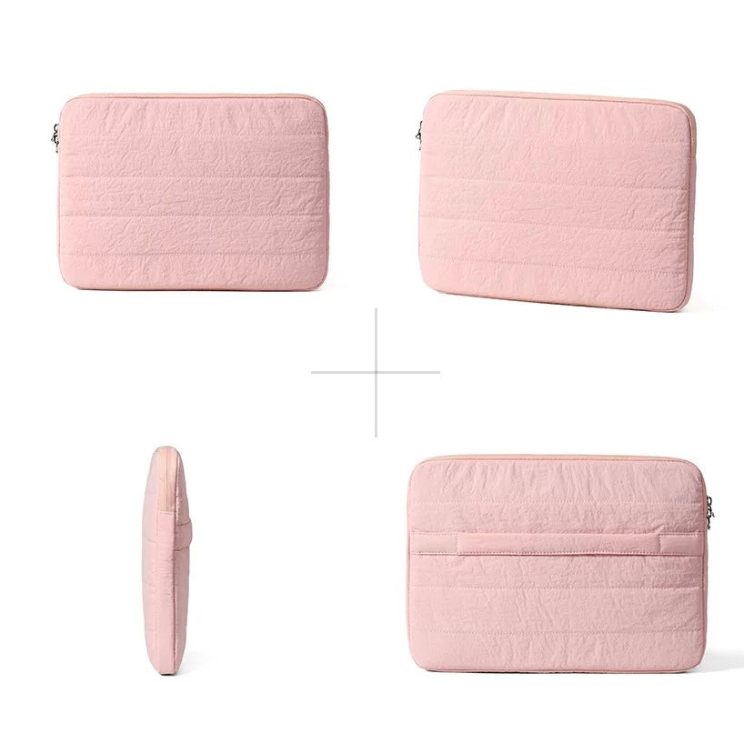 Quilted Puffy Simple PC bag (4colors)