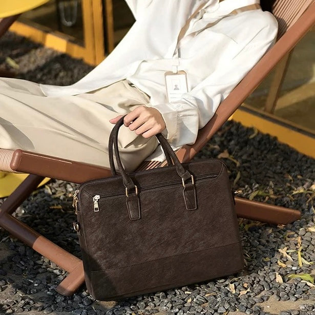 Premium Faux Leather PC bag (6colors)