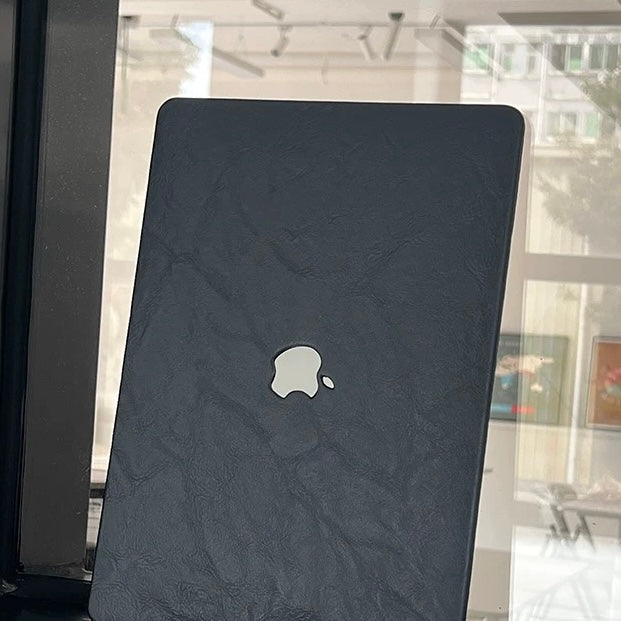 Leather-Texture Hard Shell MacBook Case (2colors)