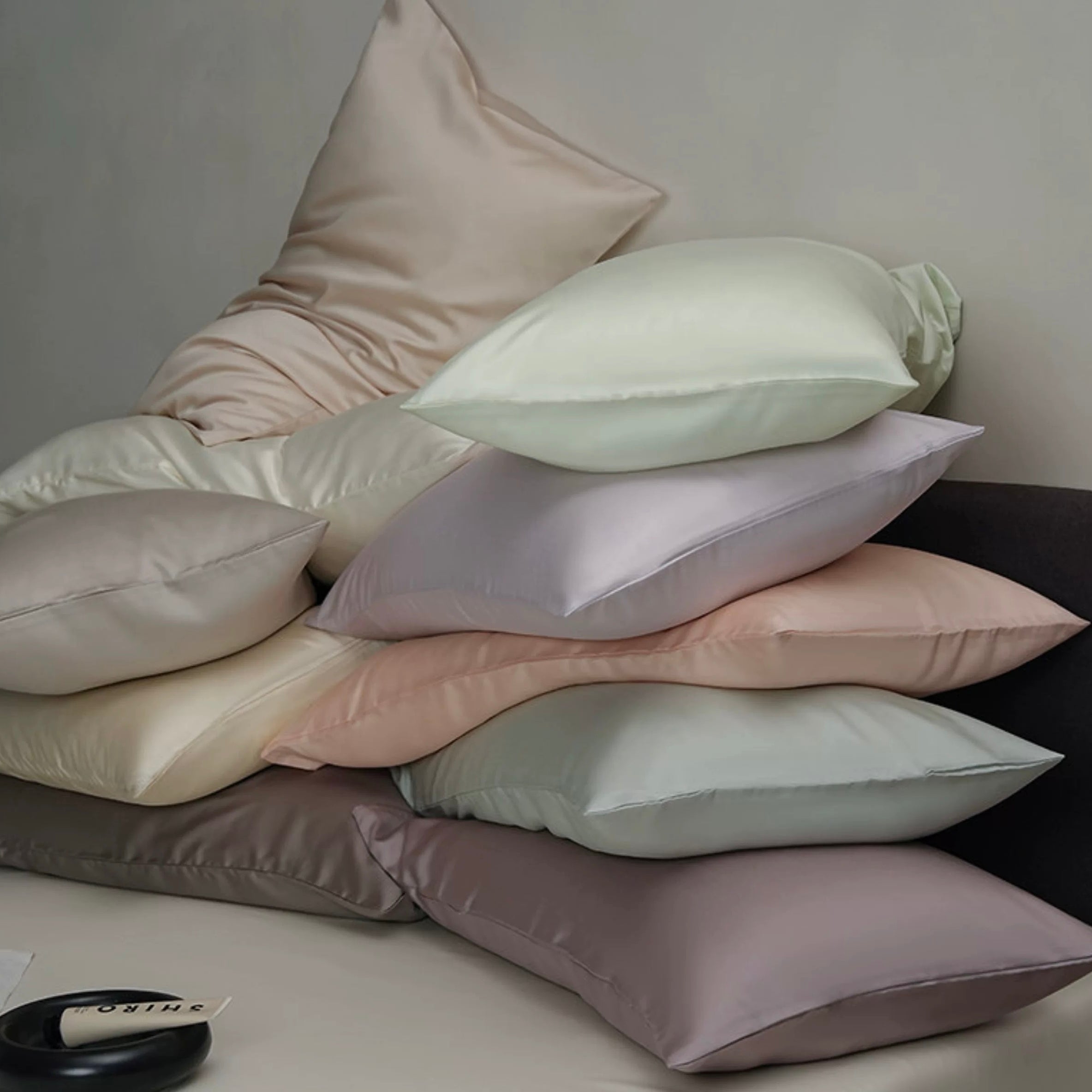 ice silk pillow sheets (10colors)