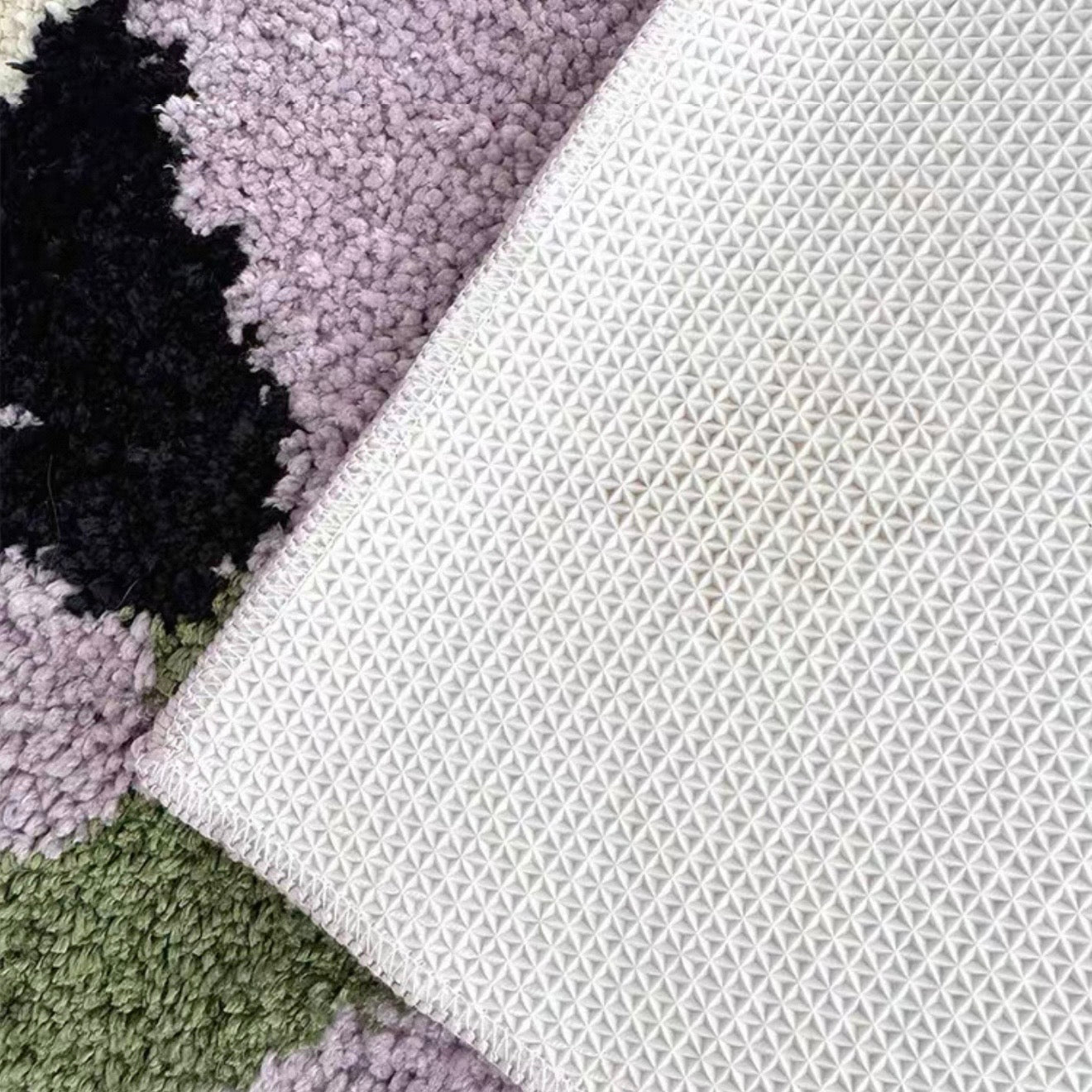 Purple Art Tufted mini mat