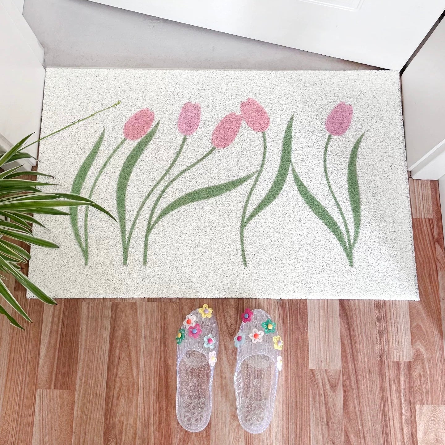 Floral Wire Loop door mat (2design)