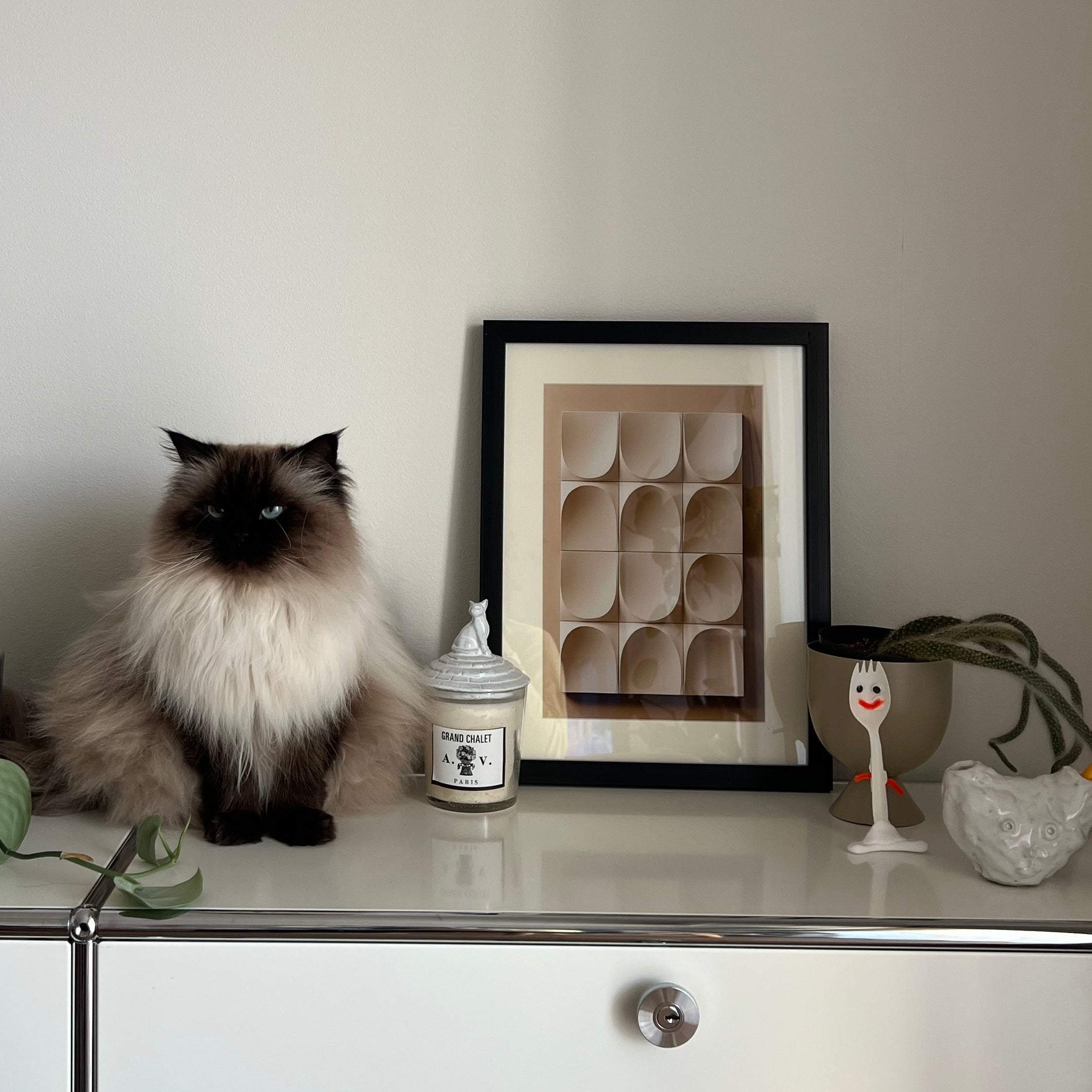 【即納】gold cube poster & frame SET (30×40cm)