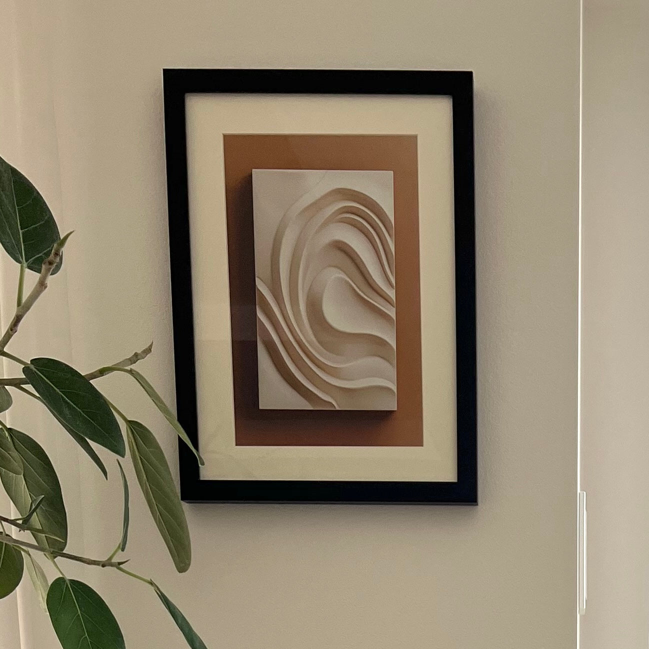 【即納】wave poster & frame SET (30×40cm)