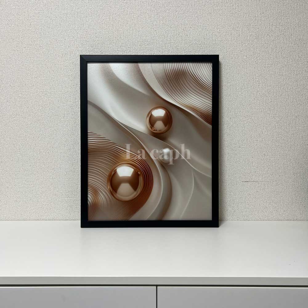 【即納】pearl poster & frame SET (41×51cm)