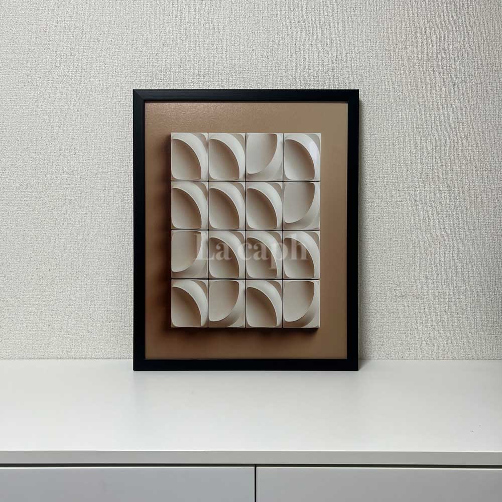 【即納】white cube poster & frame SET (41×51cm)