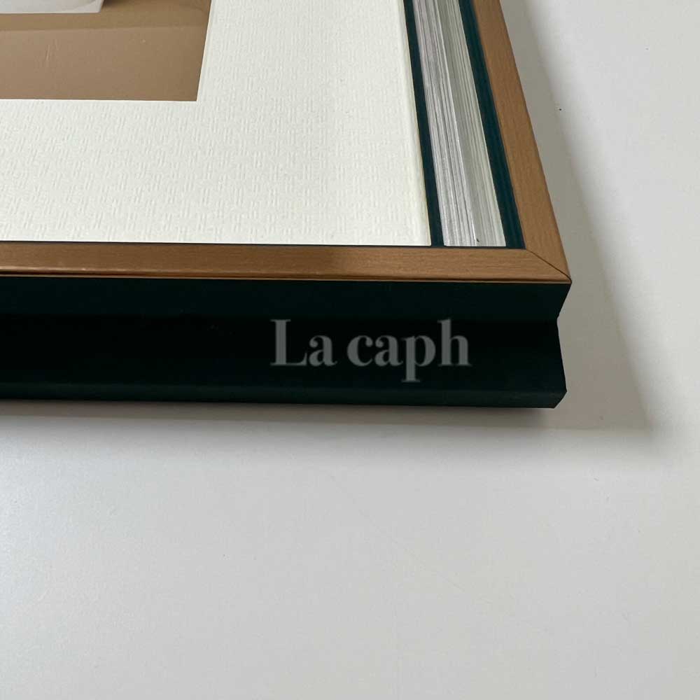 【即納】white cube poster & gold frame SET (41×51cm)