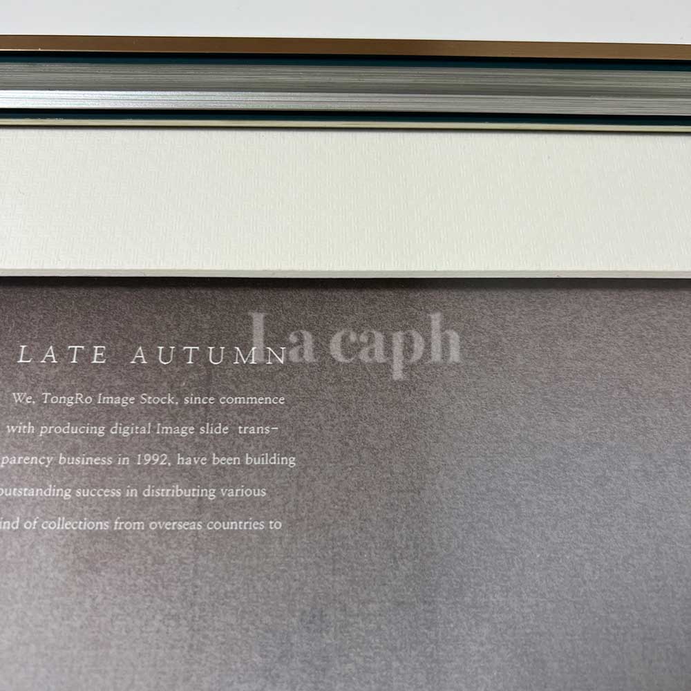 【即納】table poster & gold frame SET (41×51cm)