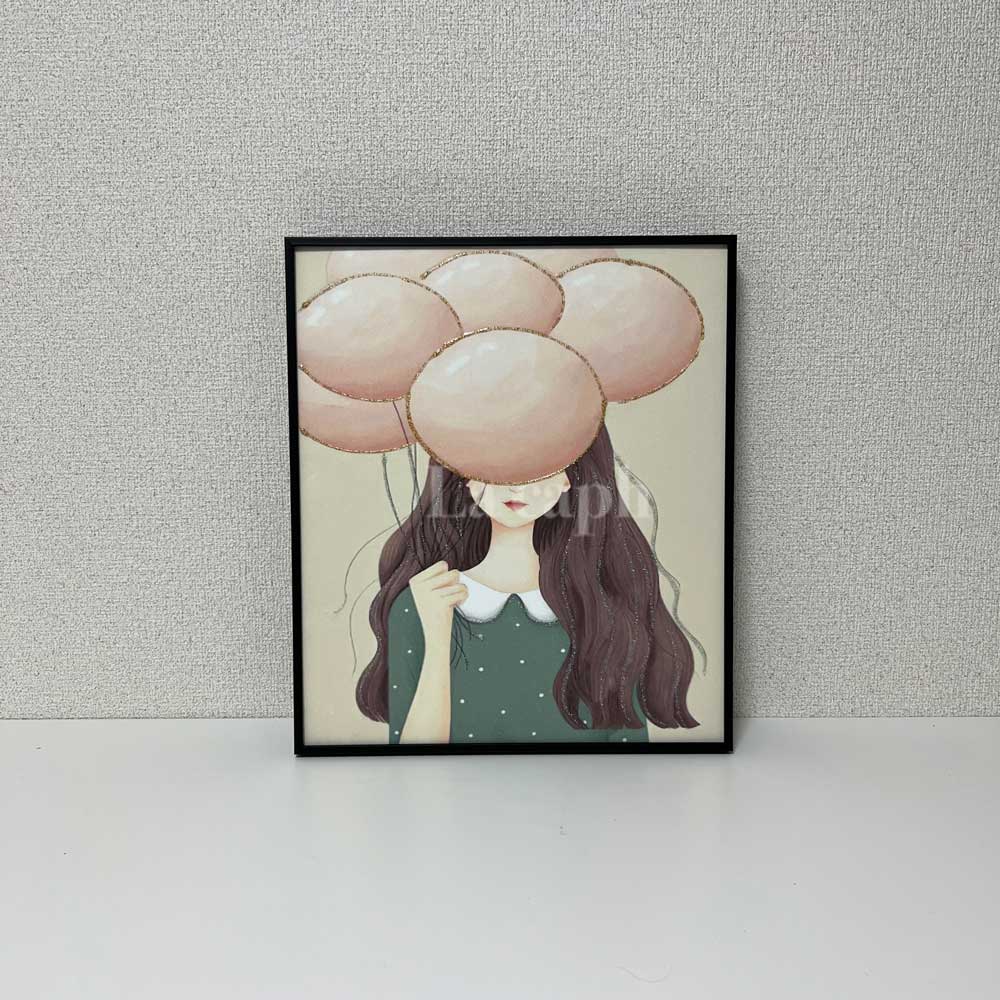 【即納】daydream glitter poster & frame SET (31×36cm)