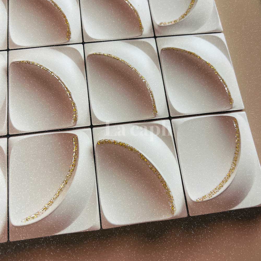 【即納】white cube glitter poster & frame SET (31×36cm)