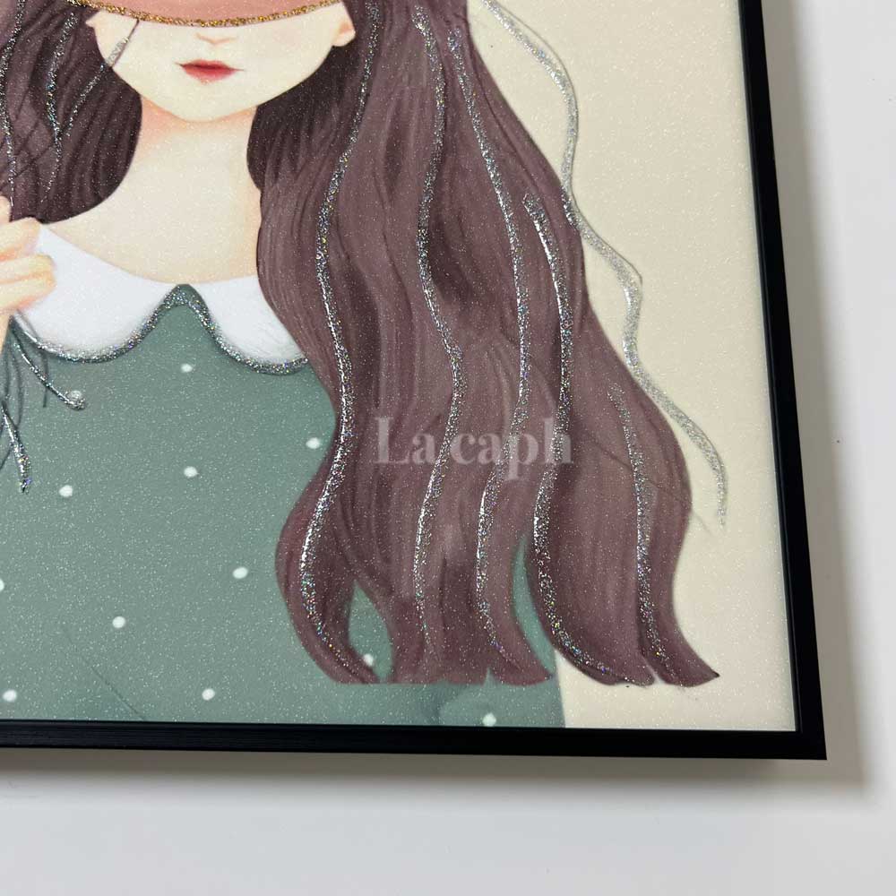 【即納】daydream glitter poster & frame SET (31×36cm)