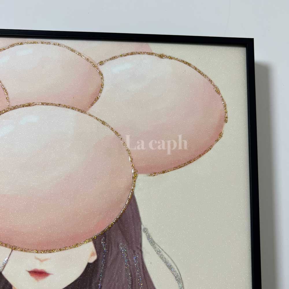 【即納】daydream glitter poster & frame SET (31×36cm)
