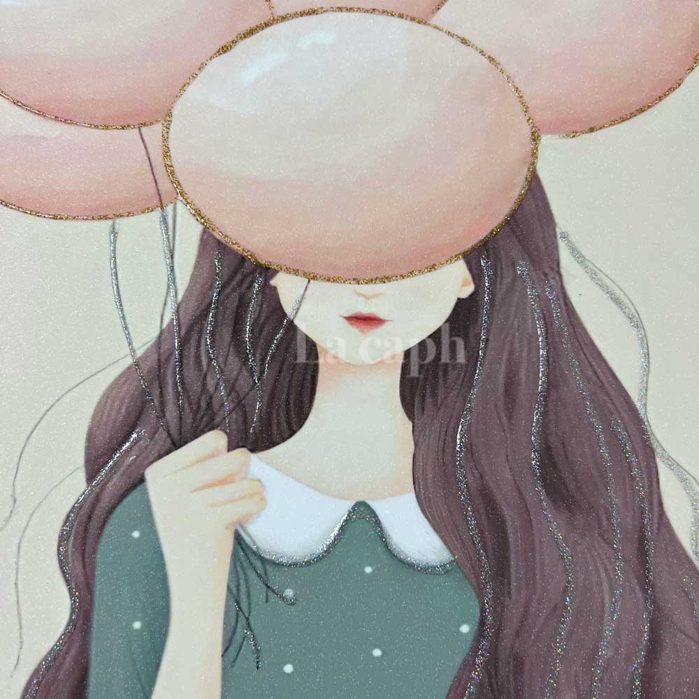【即納】daydream glitter poster & frame SET (31×36cm)