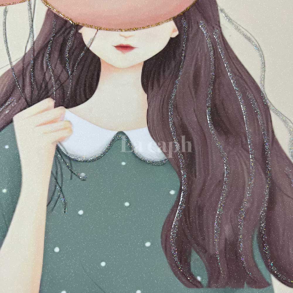 【即納】daydream glitter poster & frame SET (31×36cm)